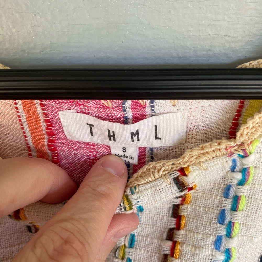 THML Embroidered Top Small - Picture 2 of 4